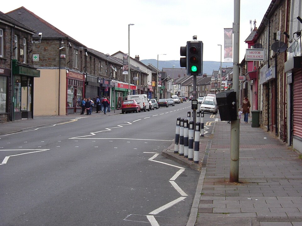 Bute Street in Treorchy in 2005
